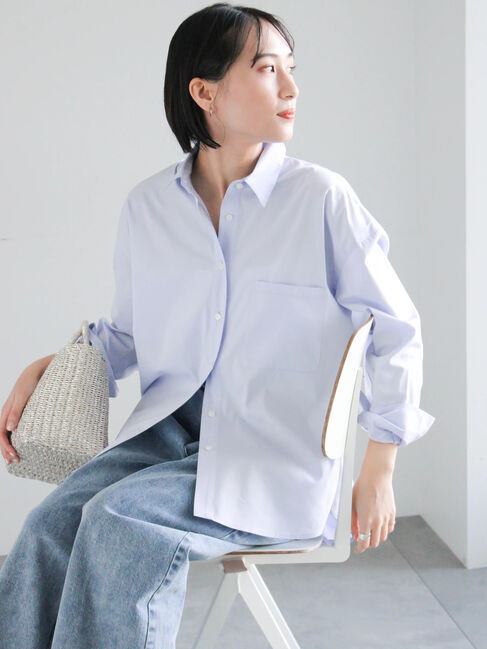 Te chichi「スタンダードシャツ《2026 spring catalog item》」|シャツ・ブラウス|ラベンダー