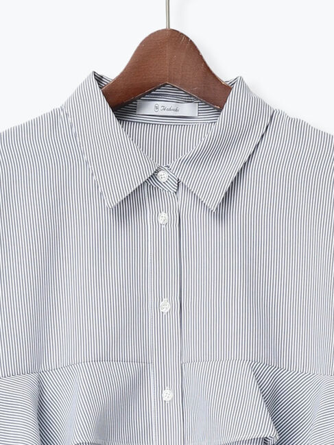 Te chichi「ティアードフリルクロップトシャツ」|シャツ・ブラウス|