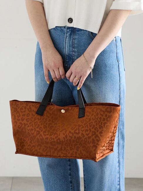 Te chichi「レオパードシップトートバッグ」|その他|ブラウン