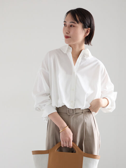 Te chichi「バルーンヘムシャツ」|シャツ・ブラウス|オフホワイト