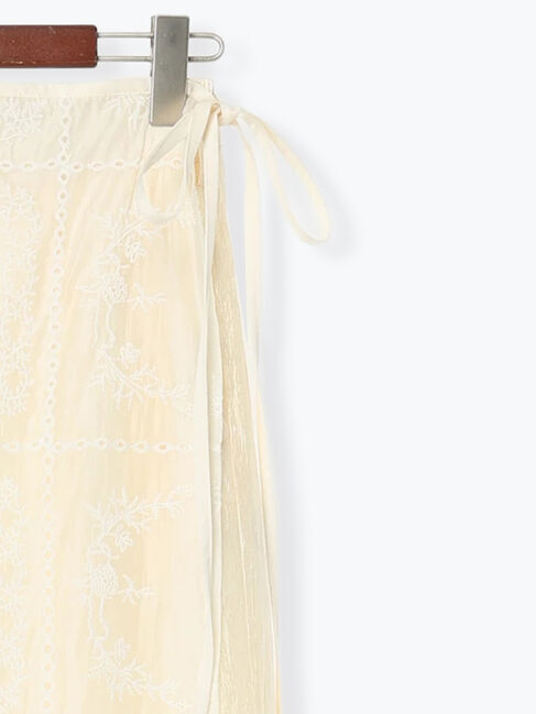 Te chichi「チーフ刺繍ラップスカート付きパンツ」|その他|