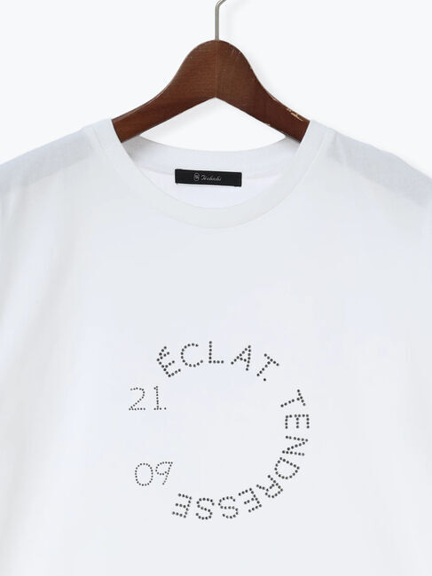 Te chichi「ラインストーンサークルロゴTシャツ」|Tシャツ・カットソー|