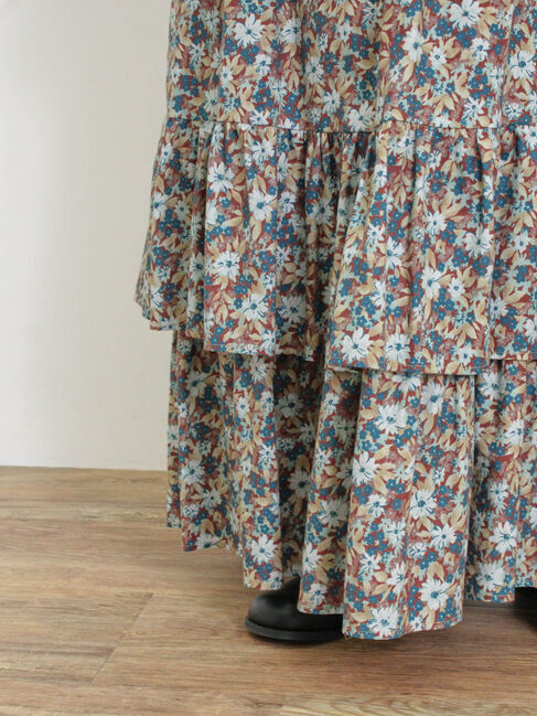 Samansa Mos2「柄アソート裾重ねスカート」|スカート|