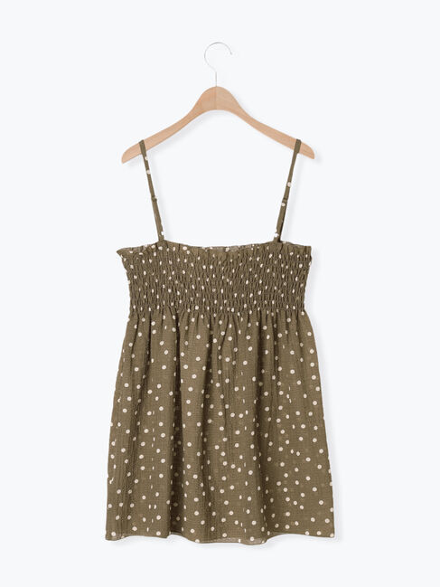 Samansa Mos2「◎シャーリングキャミチュニック」|シャツ・ブラウス|