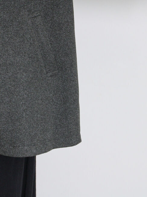 Samansa Mos2「ウーリーライクミドル丈クルーネックコート」|その他|