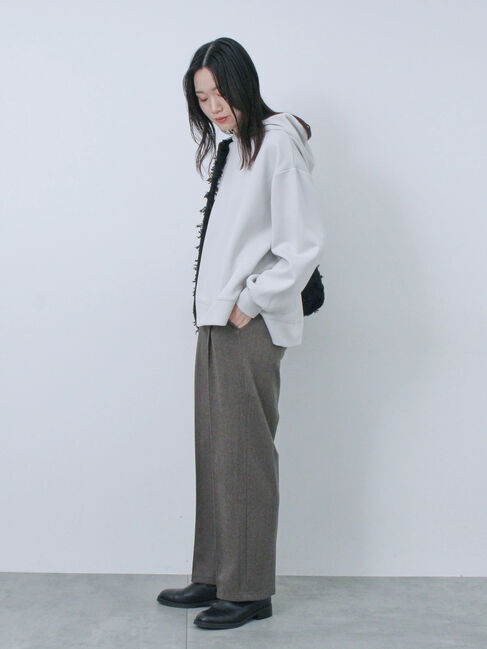 Samansa Mos2 blue「ダンボールパーカー」|Tシャツ・カットソー|