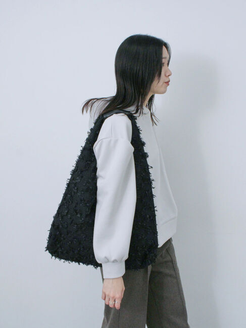 Samansa Mos2 blue「ダンボールパーカー」|Tシャツ・カットソー|