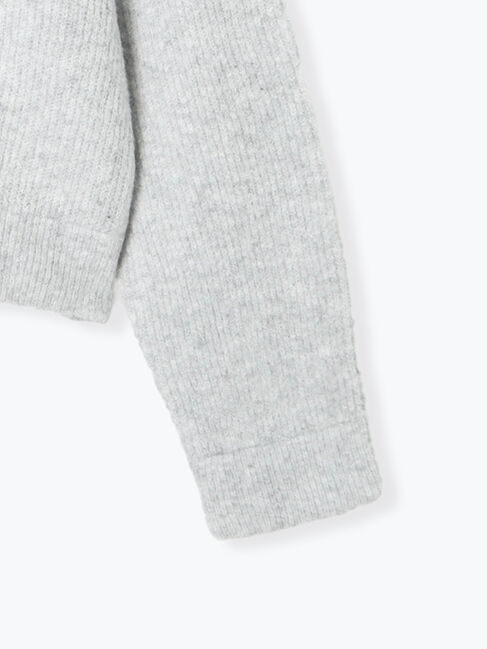 Samansa Mos2「フード付きヘンリーネックニット」|ニット・セーター|