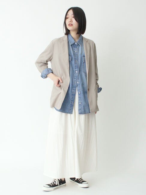 sm2rhythm「ワッシャーギャザースカート」|スカート|