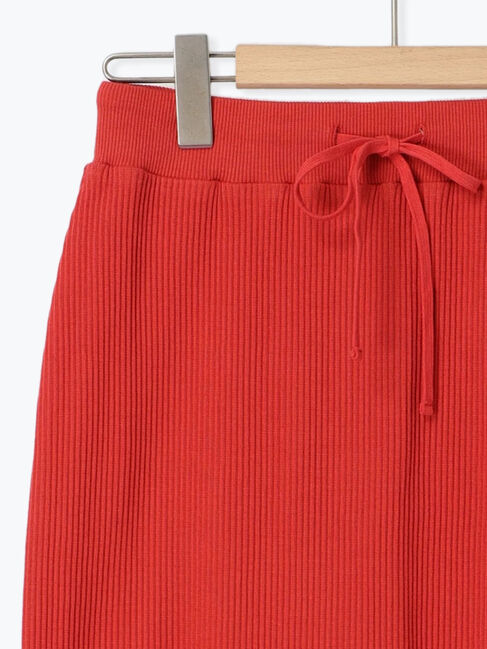 Samansa Mos2「セルフカットリブナロースカート」|スカート|