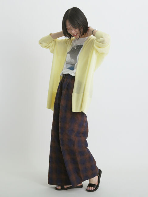 sm2rhythm「シアーロングカーディガン」|カーディガン|