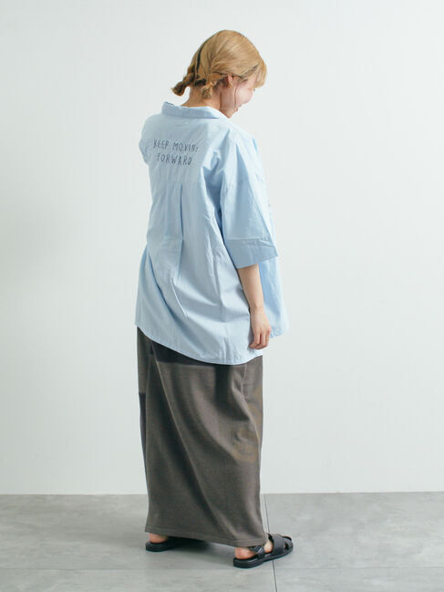 SM2「裏毛プリント配色アシメスカート」|スカート|