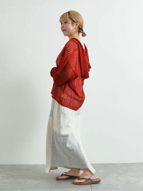 SM2「裏毛プリント配色アシメスカート」|スカート|