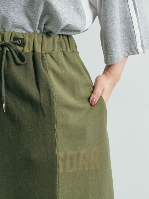 SM2「裏毛プリント配色アシメスカート」|スカート|