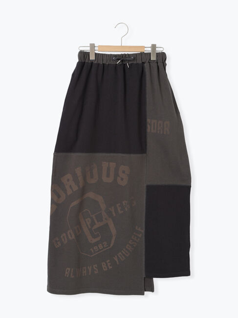 SM2「裏毛プリント配色アシメスカート」|スカート|