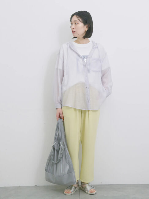 Samansa Mos2 blue「【接触冷感】マルチスタイルイージーパンツ」|その他|