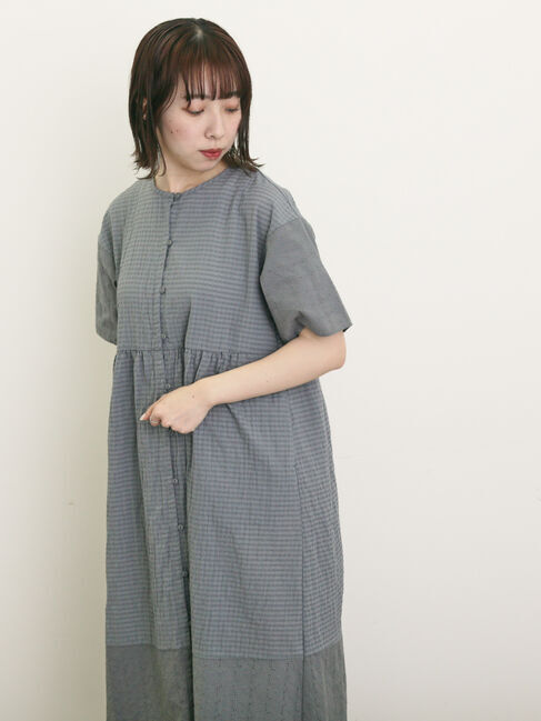 Samansa Mos2「【S/Mサイズ】オーバーレース切替ワンピース」|ワンピース|