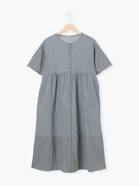 Samansa Mos2「【S/Mサイズ】オーバーレース切替ワンピース」|ワンピース|