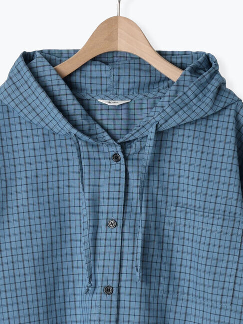 SM2「チェック柄フードシャツ」|シャツ・ブラウス|