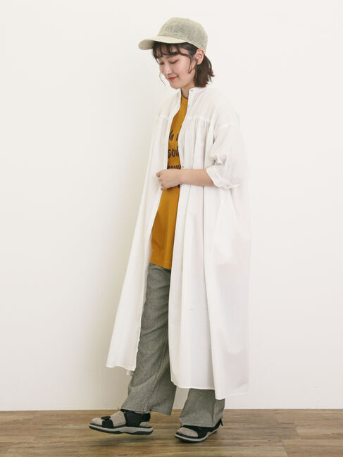 Samansa Mos2「レーヨン麻ゆるストレートパンツ」|その他|