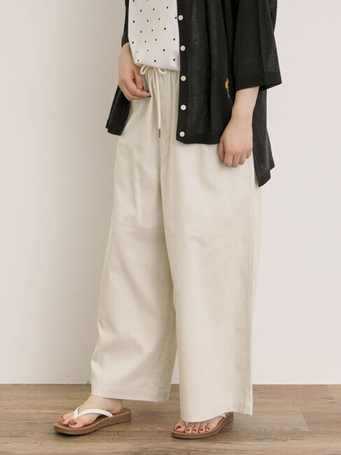 Samansa Mos2「【M/Lサイズ】ツイルストレートパンツ」|その他|