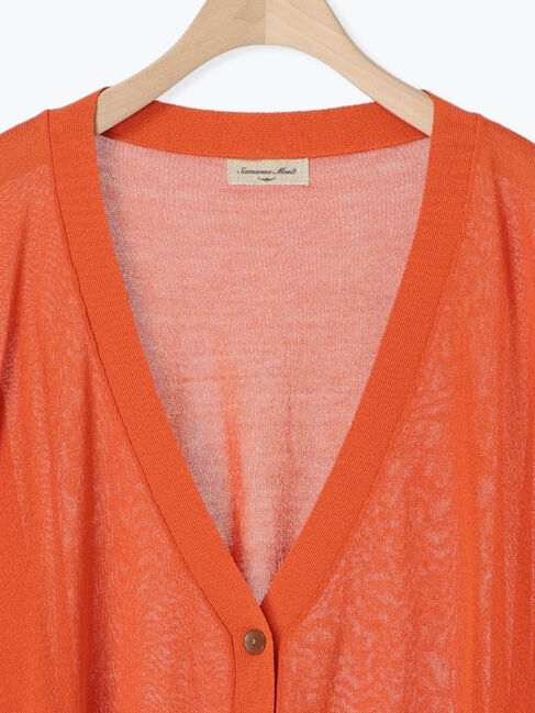 Samansa Mos2「【マシンウォッシャブル】ドルマンスリーブVネックカーディガン」|カーディガン|