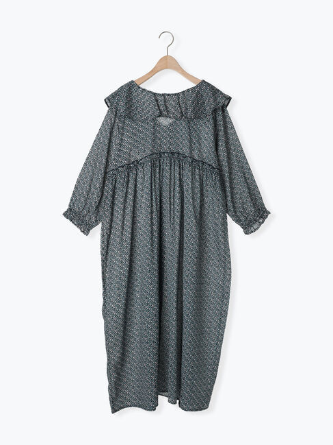 Samansa Mos2「【S/Mサイズ】柄アソート襟フリル2WAYワンピース」|ワンピース|