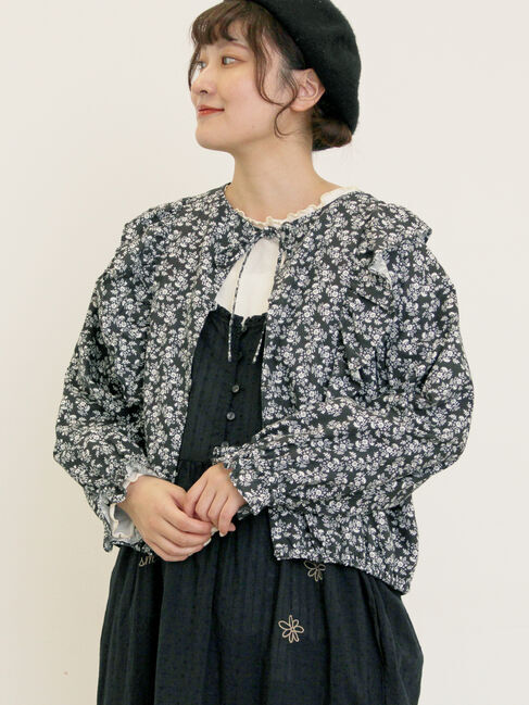Samansa Mos2「リボンフリルジャケット」|その他|