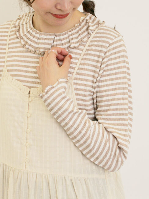 Samansa Mos2「ランダム刺繍入りワンピース」|ワンピース|