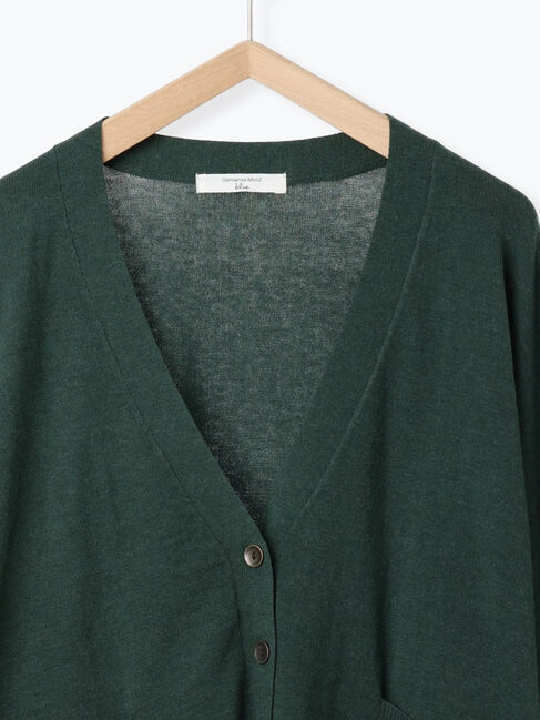 Samansa Mos2 blue「マルチスタイルVネックカーディガン」|カーディガン|