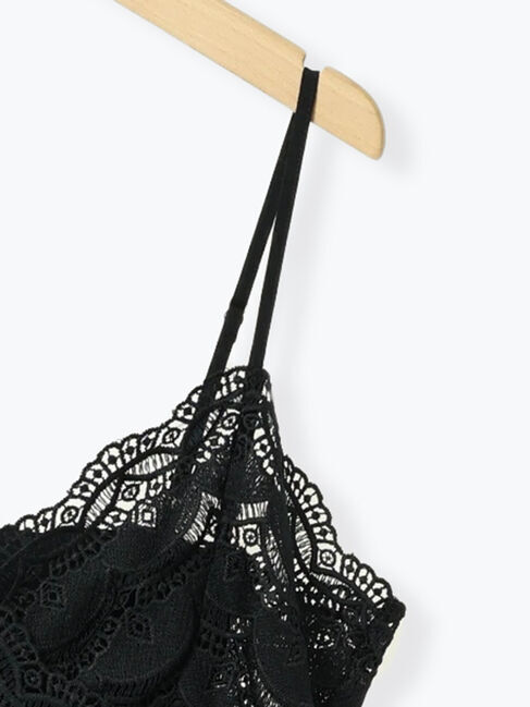 Samansa Mos2 blue「胸レースキャミワンピース」|ワンピース|