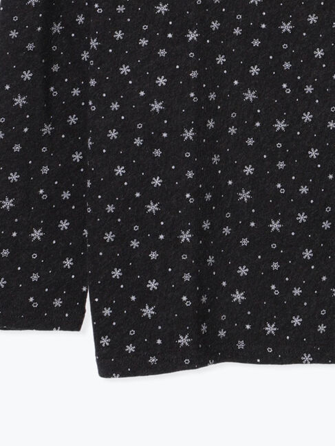 Samansa Mos2「【吸湿発熱】ベア天雪柄タートルネックインナー」|Tシャツ・カットソー|