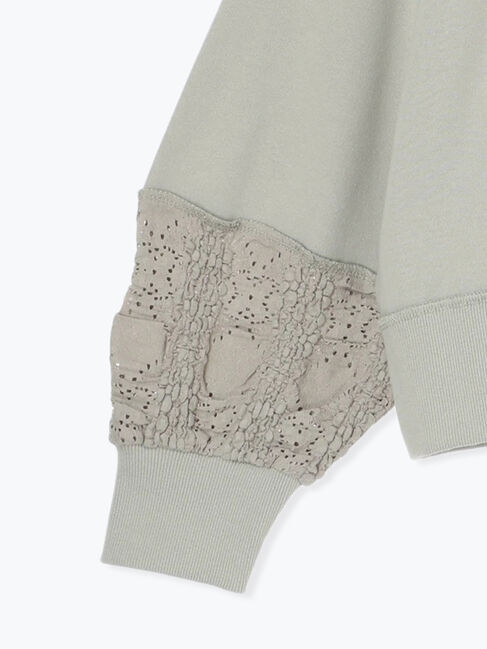 SM2「レース切替裏毛プルオーバー」|Tシャツ・カットソー|