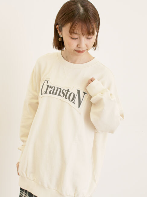 Samansa Mos2「グランジロゴスウェット」|Tシャツ・カットソー|