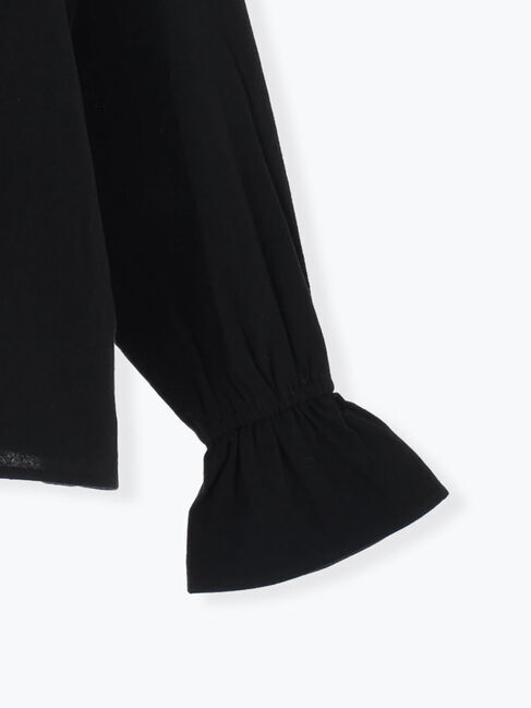 Samansa Mos2「ビッグ襟ピンタックブラウス」|シャツ・ブラウス|