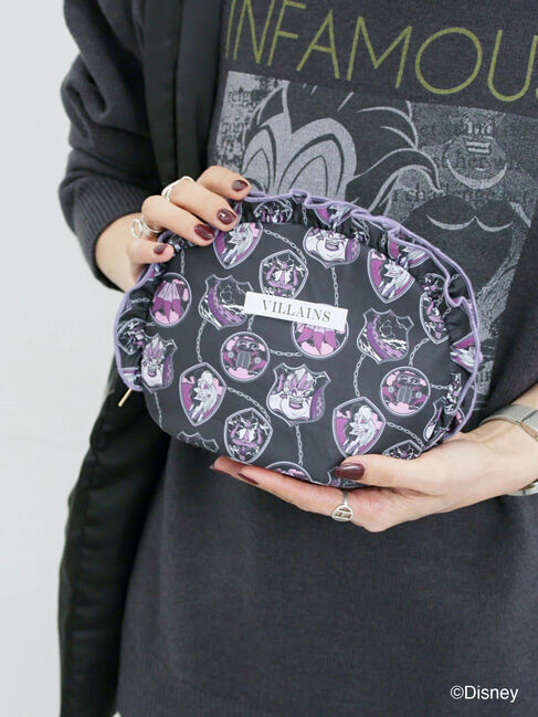 Samansa Mos2 blue「【Disney】ヴィランズ/フリルポーチ」|その他|