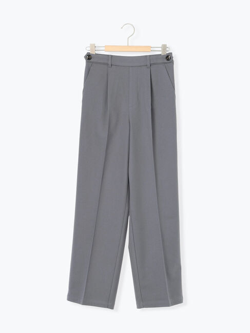 Samansa Mos2 blue「サイドタブ付きパンツ」|その他|