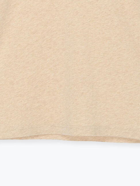 Samansa Mos2「【吸湿発熱】襟レースシャーリングカットソー」|Tシャツ・カットソー|