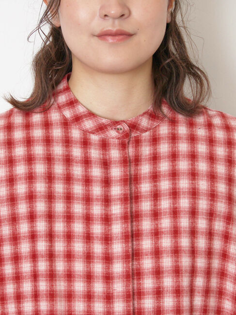 Samansa Mos2「【保温加工】バンドカラーワンピース ≪S/Mサイズ≫」|ワンピース|