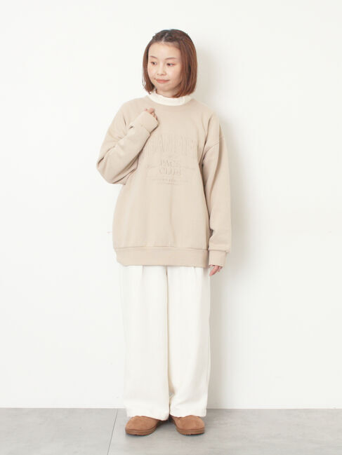 Samansa Mos2「【M/Lサイズ】裾絞りタックパンツ」|その他|