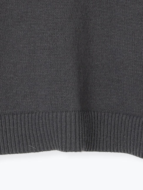 Samansa Mos2「レース貼り前後2WAYニット」|カーディガン|