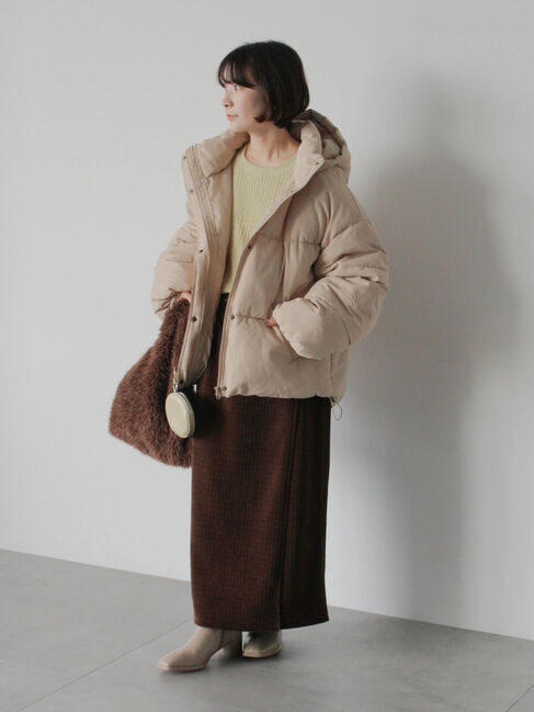 Samansa Mos2 blue「ふくれジャカードクルーネックプルオーバー」|Tシャツ・カットソー|