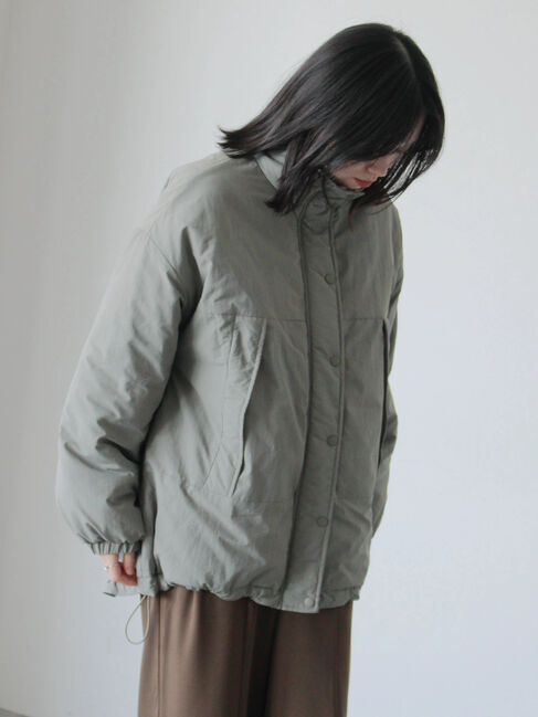 Samansa Mos2 blue「中綿モンスターコート」|その他|