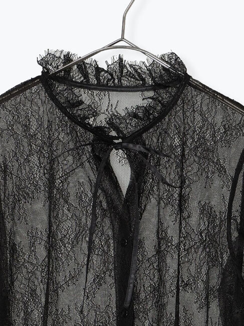 sm2rhythm「レースボウタイブラウス」|シャツ・ブラウス|