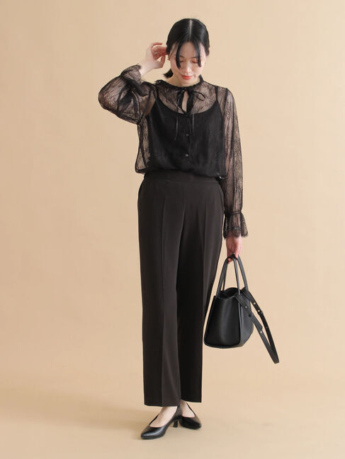 sm2rhythm「レースボウタイブラウス」|シャツ・ブラウス|