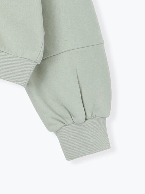 Samansa Mos2「裏毛CAT柄パーツレース付スウェット」|Tシャツ・カットソー|