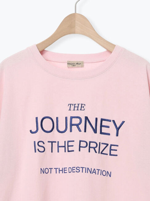 Samansa Mos2「ロゴ刺繍Tシャツ」|Tシャツ・カットソー|