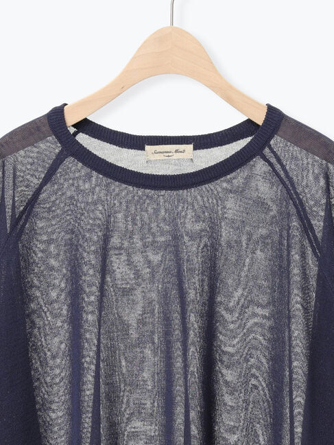 Samansa Mos2「ペーパーライクニットプルオーバー」|ニット・セーター|