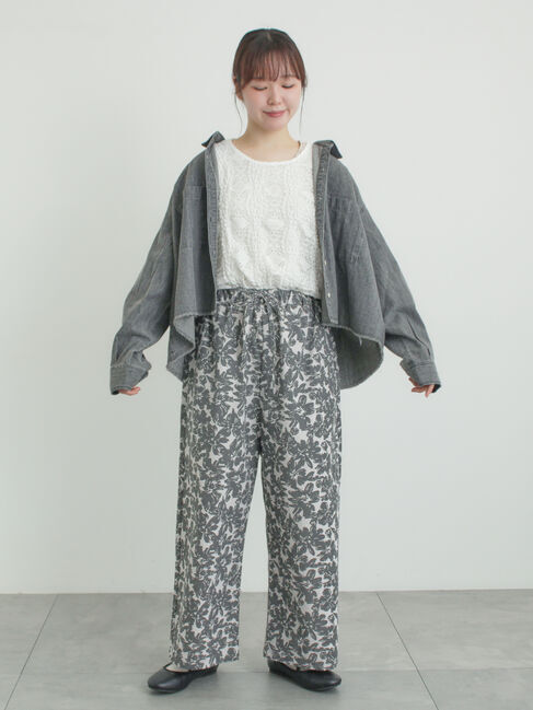 Samansa Mos2「【イージーケア】イージーストレートパンツ」|その他|