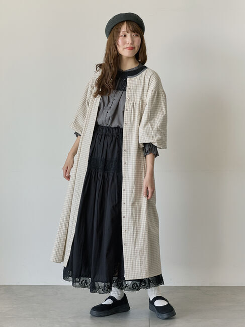 Samansa Mos2「【Cross&times;Staff】前後2WAYワンピース」|ワンピース|ギンガムチェック